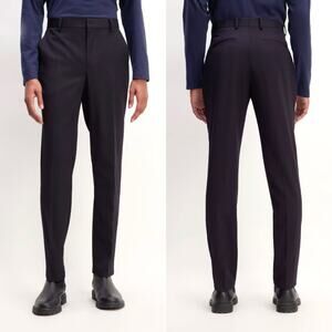 New Everlane The Italian Wool Pants Navy Blue Men's 31X30 NWT Pockets